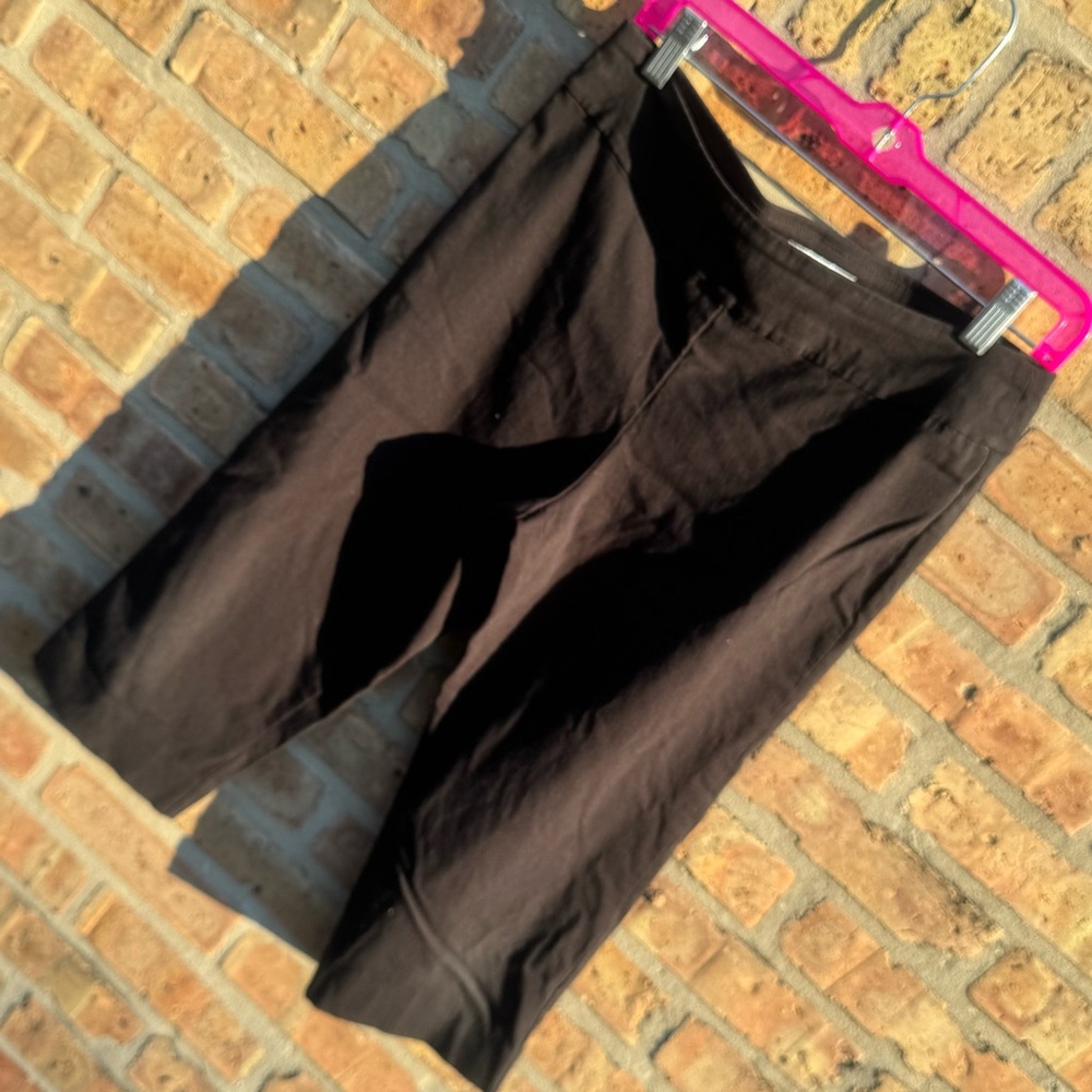 Patchington Elegant Black Cropped Pants Sz 8